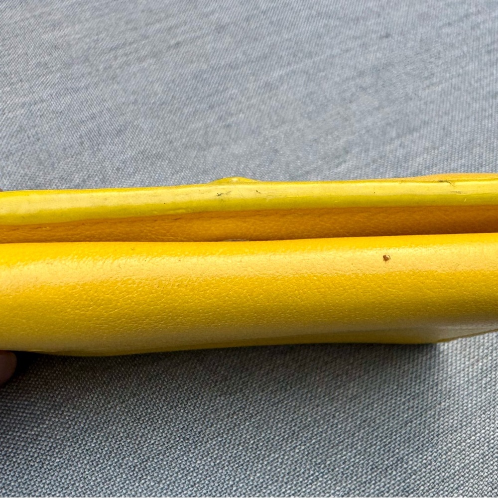 Balenciaga Mustard Yellow Leather Mini Wallet - Picture 7 of 12